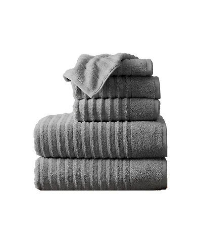 Linery & Co. Luxury 100% Combed Cotton 6-Piece Bath Towel Set