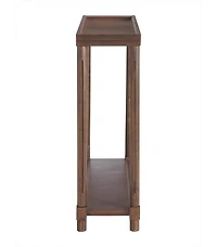 Set of Two Rectangular End Tables with Shelf – Practical and Stylish Wood for Small Spaces