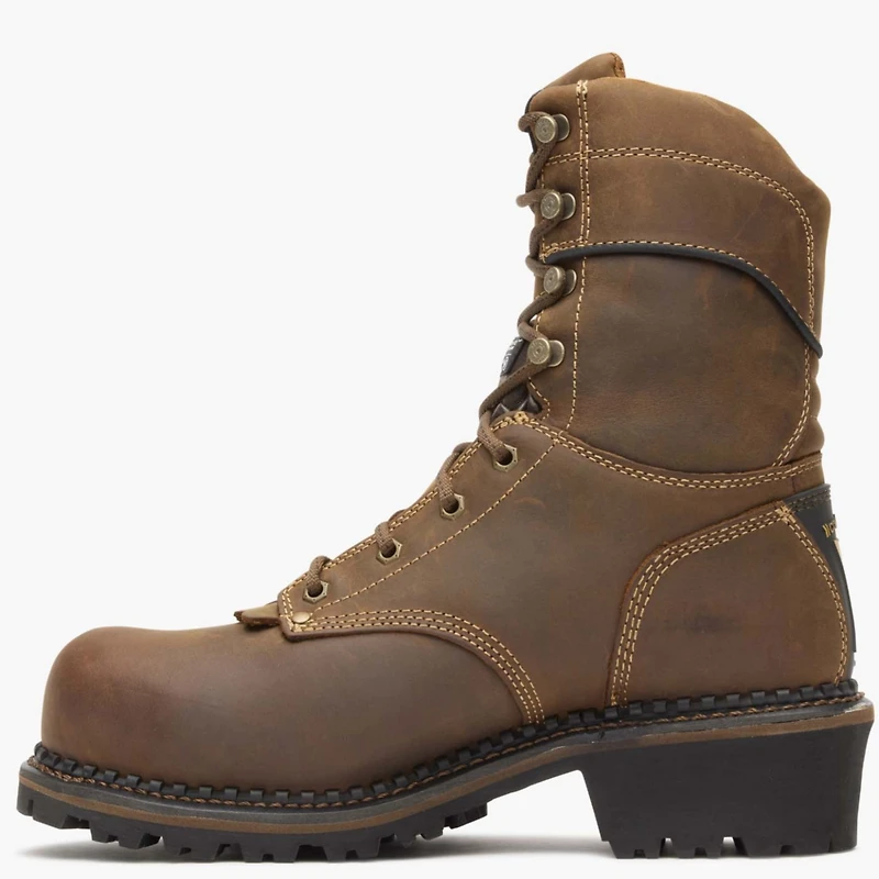 Georgia Boot Men's Amp Lt Logger Composite Toe Insulated Waterproof Work Boot