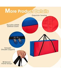 4 in a Row Game Carry Storage Bag with Durable Zipper