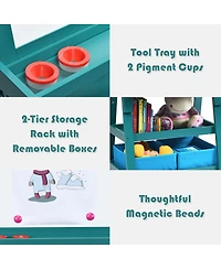 3 1 Double-Sided Storage Art Easel