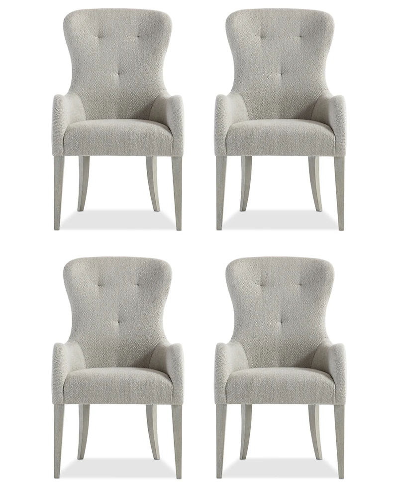 Cornelia 4-Pc. Tufted Arm Chair Set