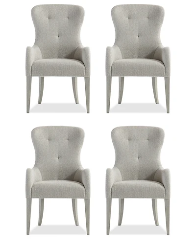 Cornelia 4-Pc. Tufted Arm Chair Set