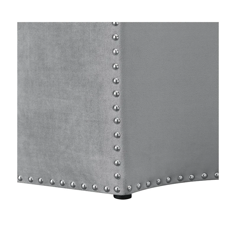 Velvet Tufted Octagonal Ottoman for Coffee Table and Modern Home Styling