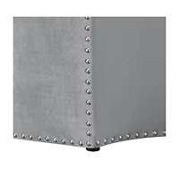 Velvet Tufted Octagonal Ottoman for Coffee Table and Modern Home Styling