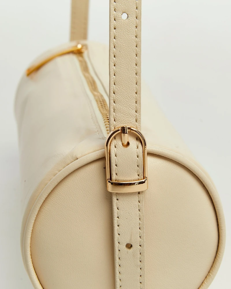 Women's Leather Barrel Bag, Created for Macy's