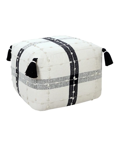 Cotton Ottoman Footrest for Living Room Comfort and Stylish Seating