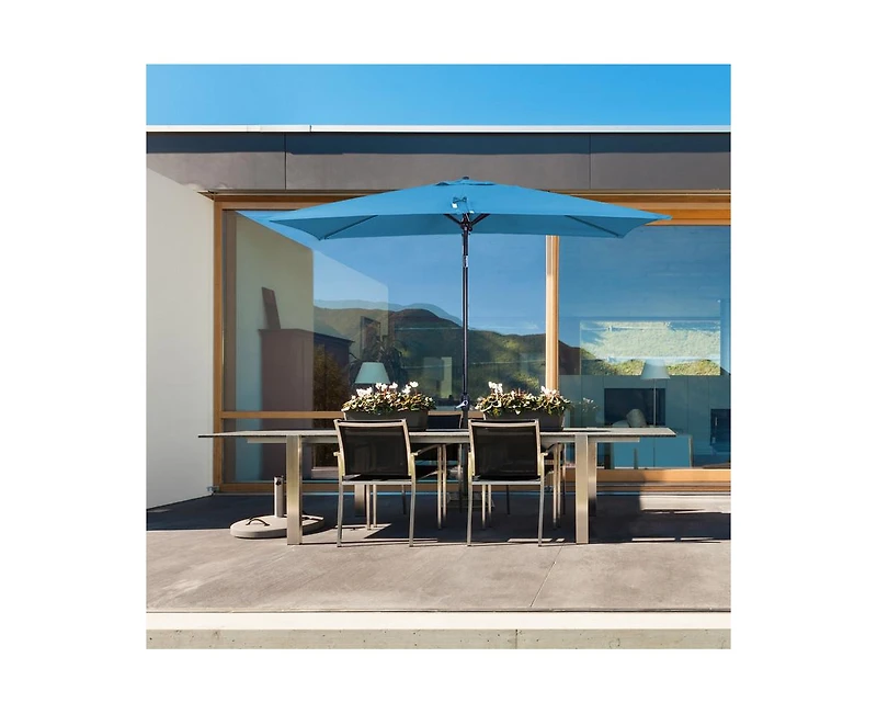 Casainc Rectangular Outdoor Market Umbrella