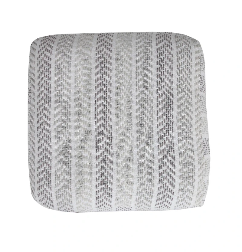 Handcrafted Cotton Ottoman Pouf for Modern Spaces