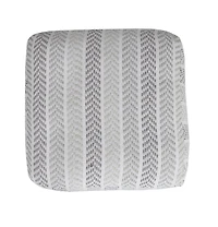 Handcrafted Cotton Ottoman Pouf for Modern Spaces