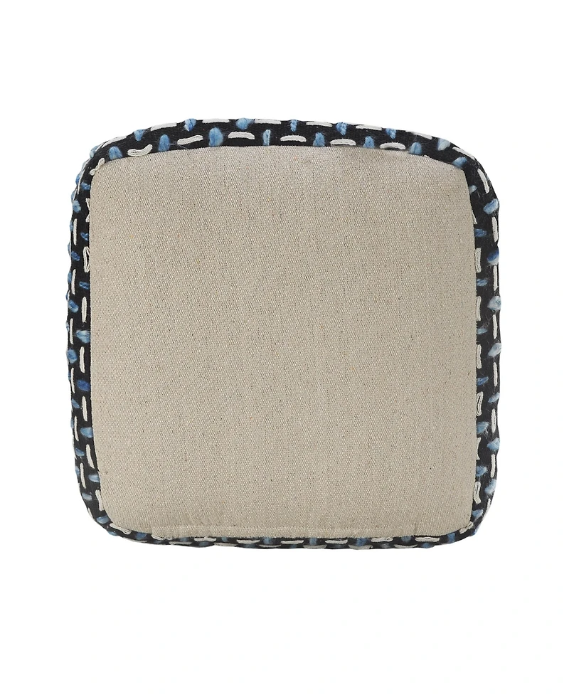 Compact Polyester Ottoman – Lightweight and Easy to Move for Any Space