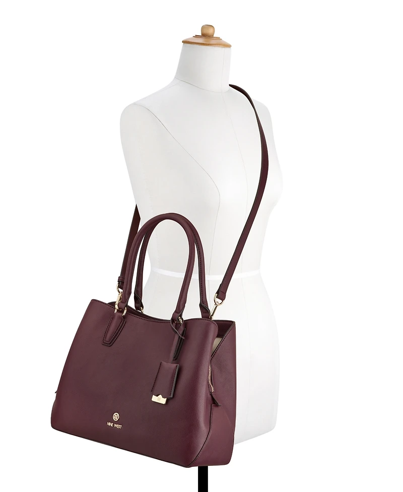 Nine West Lakelyn Triple Compartment Carryall Tote Bag