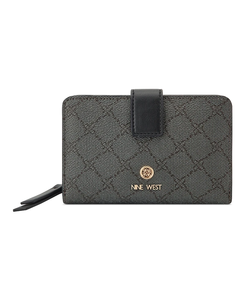 Nine West Lockup 9S French Wallet