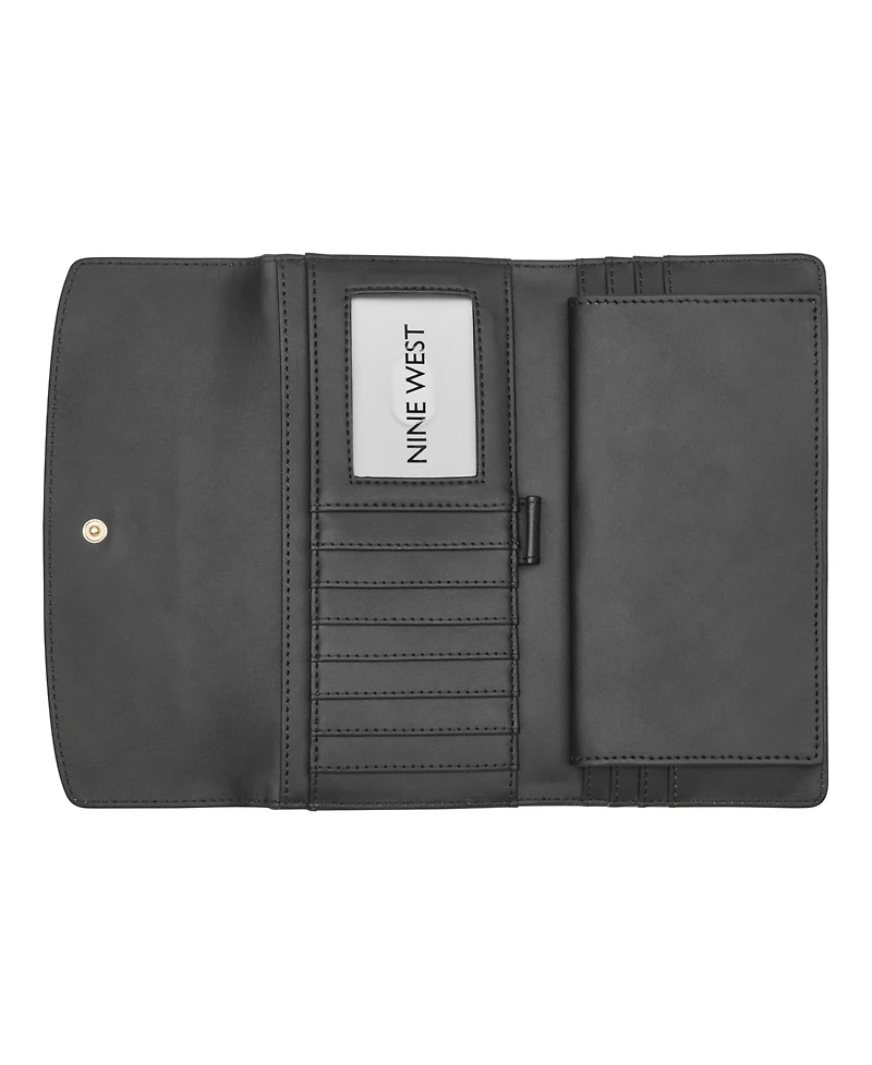 Nine West Mary Checksec Zipper Wallet