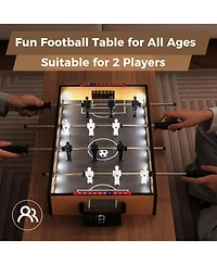 Mecale Game Room Size Football Table with Non-slip Handle