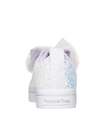 Skechers Little Girls Twinkle Toes: Twi-Lites 2.0 Sweetie Bow Fastening Strap Casual Sneakers from Finish Line
