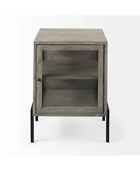 Solid Wood Square End Table for Living Room or Bedroom