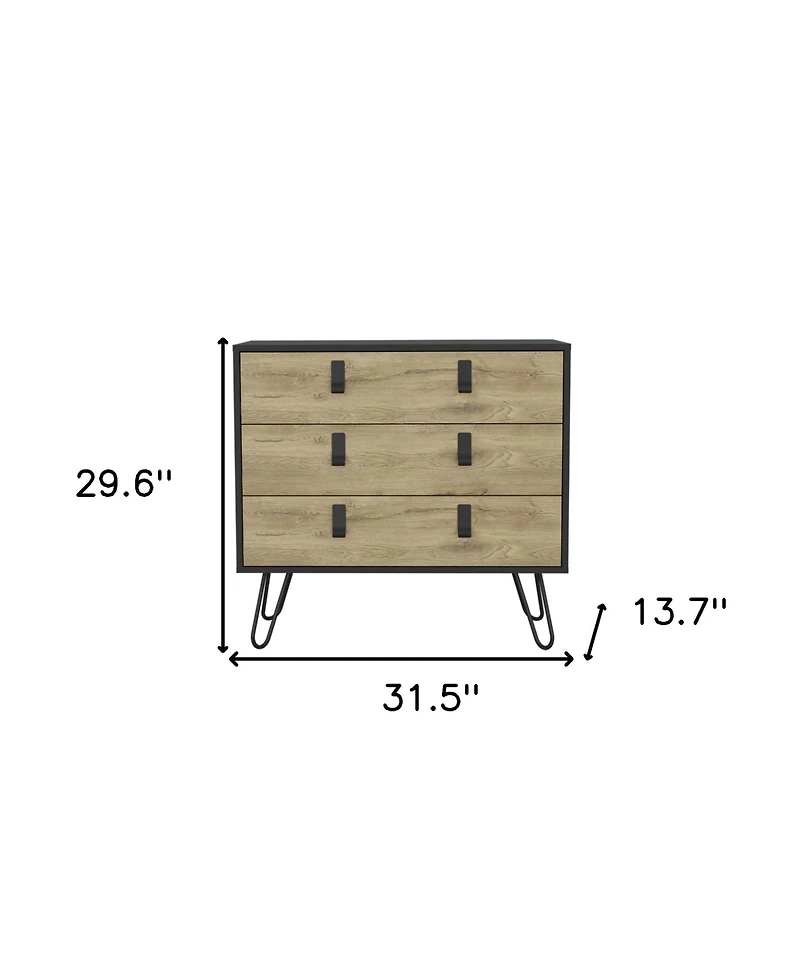 Three Drawer Dresser for Bedroom Organization and Storage Solutions