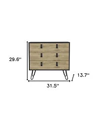 Three Drawer Dresser for Bedroom Organization and Storage Solutions