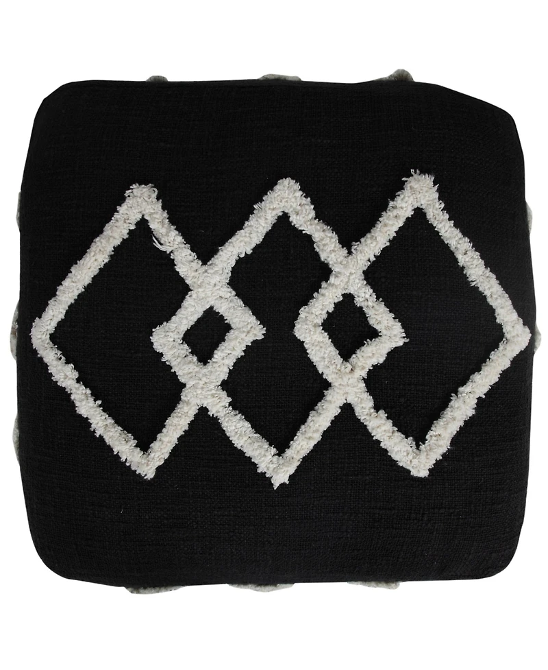 Modern Cotton Ottoman for Home Furniture and Lounge Spaces