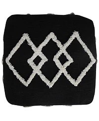 Modern Cotton Ottoman for Home Furniture and Lounge Spaces