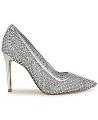 Nine West Women's Fresh Rhinestone Mesh Stiletto Pumps