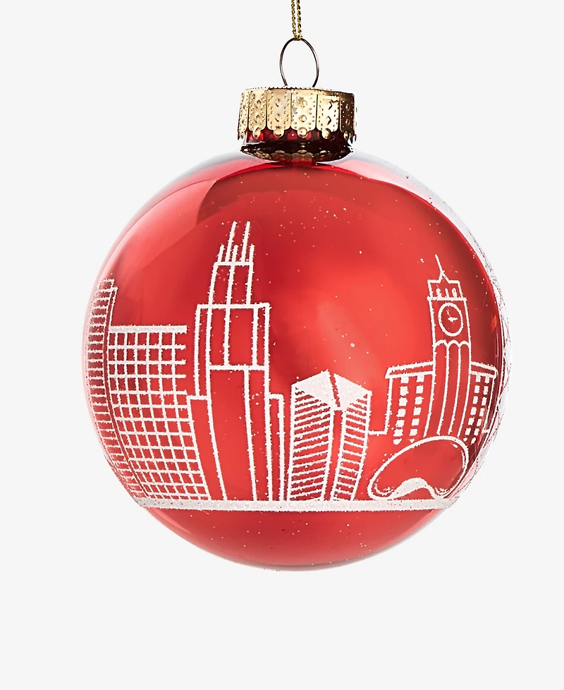 Holiday Lane Chicago Red Ferris Wheel Ornament, Exclusively at Macy's