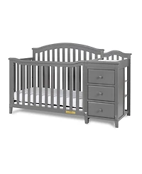 Closeout! Afg Baby Furniture 46" Wooden Kali Ii 4 in 1 Convertible Crib and Changer