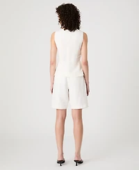 French Connection Women's Birdie Button-Front Vest Top
