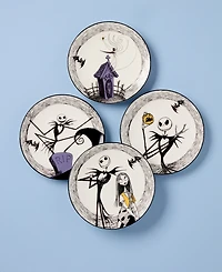 Lenox Nightmare Before Christmas Accent Plates, Set of 4