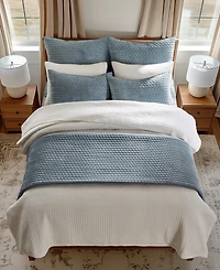 Levtex Velvet Stitch Reversible 3-Pc. Quilt Set, Full/Queen
