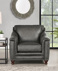 Hydeline Belfast 42" Top Grain Leather Armchair
