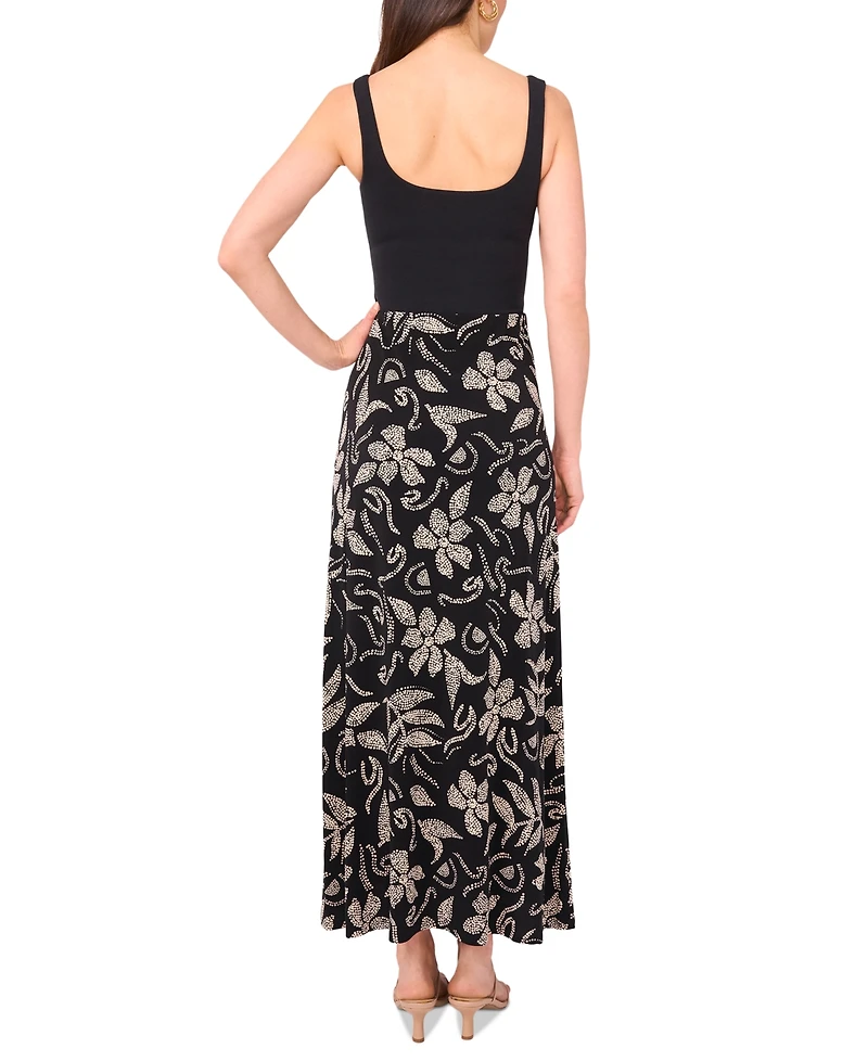 Vince Camuto Women's Printed Pull-On Maxi Skirt