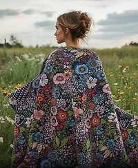 Levtex Night Garden Reversible 3-Pc. Quilt Set