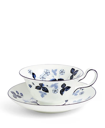 Wedgwood Wild Strawberry Teacup and Saucer Set