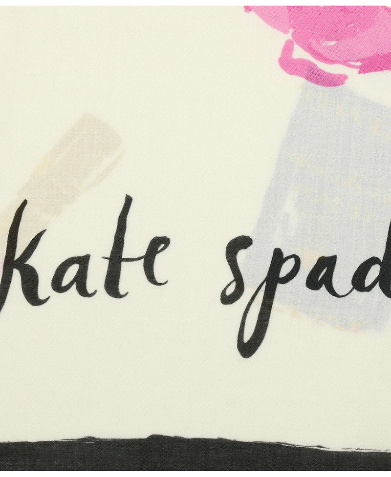 Kate Spade New York Women's Things We Love Oblong Scarf