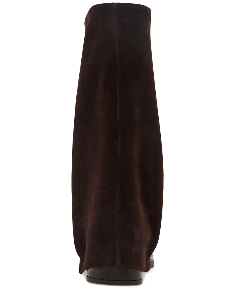 Steve Madden Benton Mid-Shaft Foldover Cuffed Moto Boots