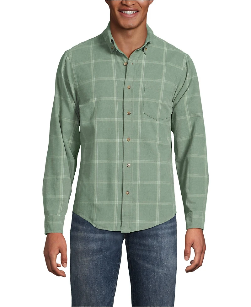 Lands' End Men's Pinwale Corduroy Shirt
