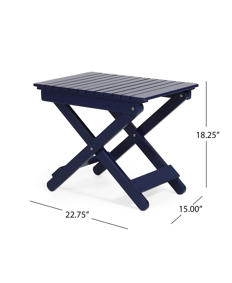 Outdoor Folding Wooden Side Table