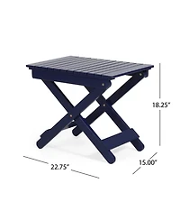 Outdoor Folding Wooden Side Table