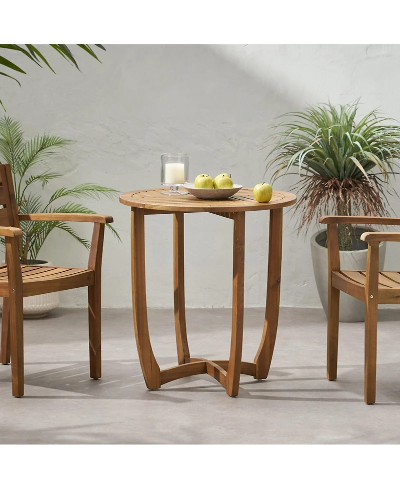 Outdoor Round Coffee Table with Storage Tray 2 Tier Oval End Tables Wooden Small Side Table