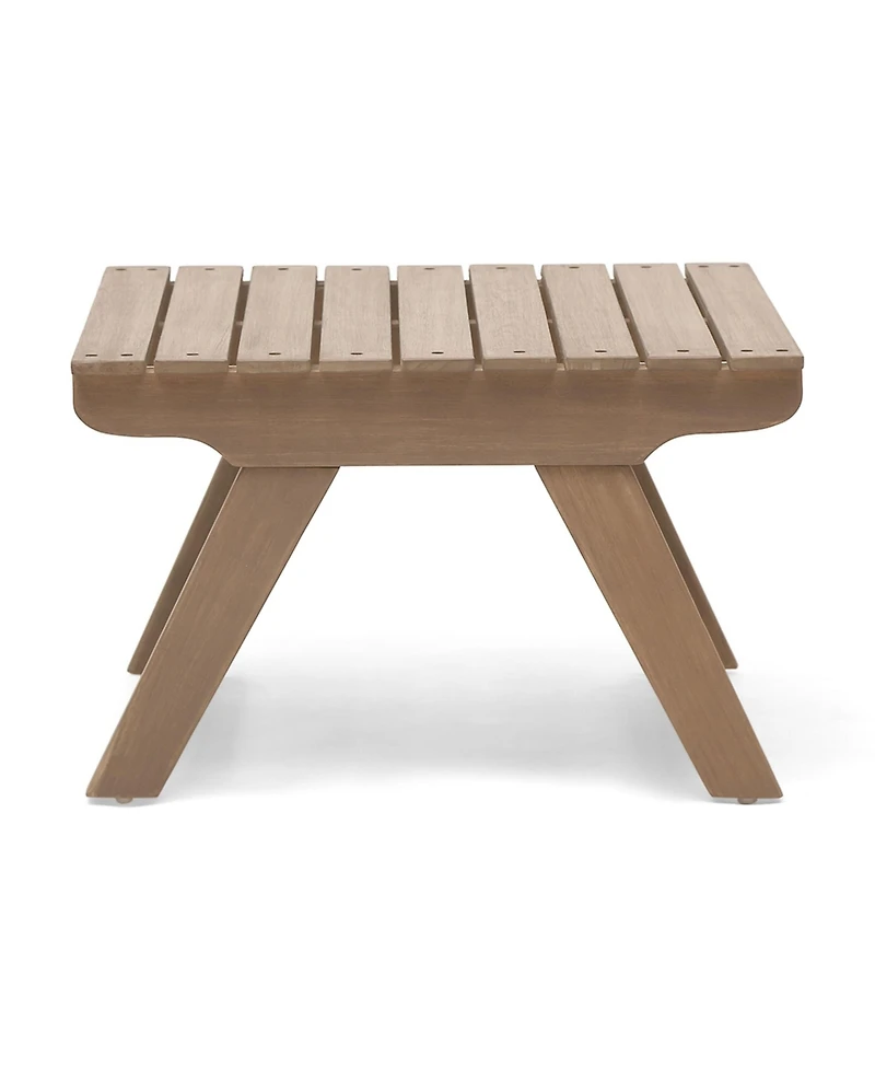 Outdoor Wooden Side Table by Christopher Knight Home