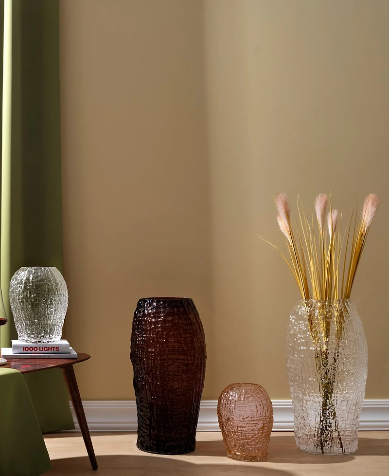 Nude Glass Large Molten Vase