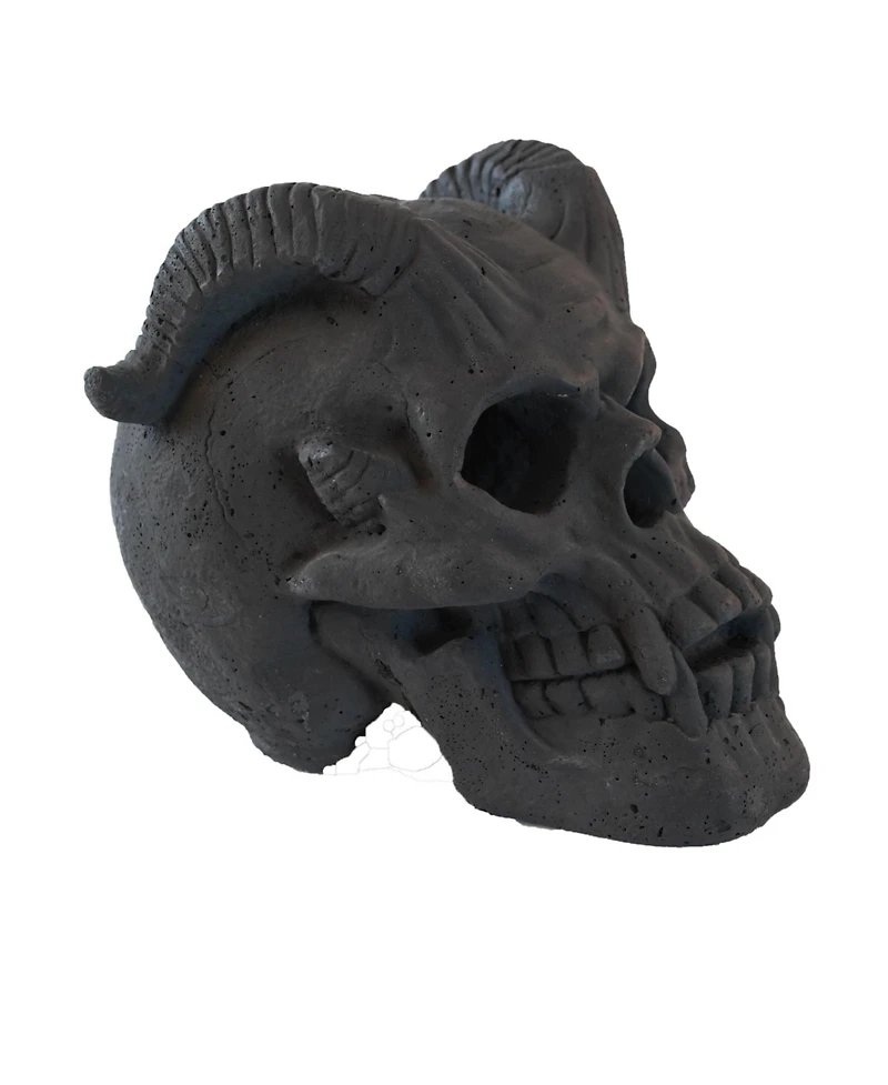 Fireproof Imitated Human Fire Pit Skulls Garden Statue, Halloween Decor