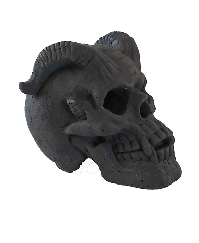 Fireproof Imitated Human Fire Pit Skulls Garden Statue, Halloween Decor