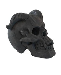 Fireproof Imitated Human Fire Pit Skulls Garden Statue, Halloween Decor