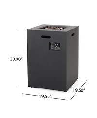 19.5Inch Outdoor 30,000 Btu Propane Fire Pit,Tank Inside,for patio,backyard,or garden