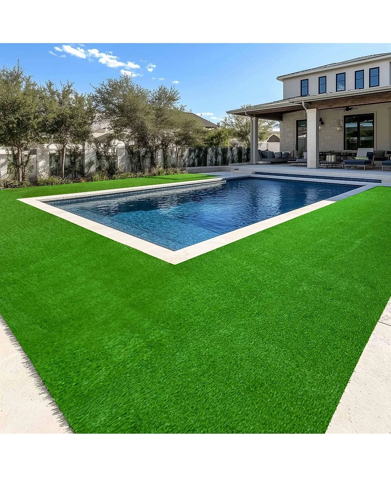Yescom 8pcs 50x3 Ft Artificial Grass Turf 1.38" Fake Grass Rug Indoor Batting Tunnels Outdoor Synthetic Lawn