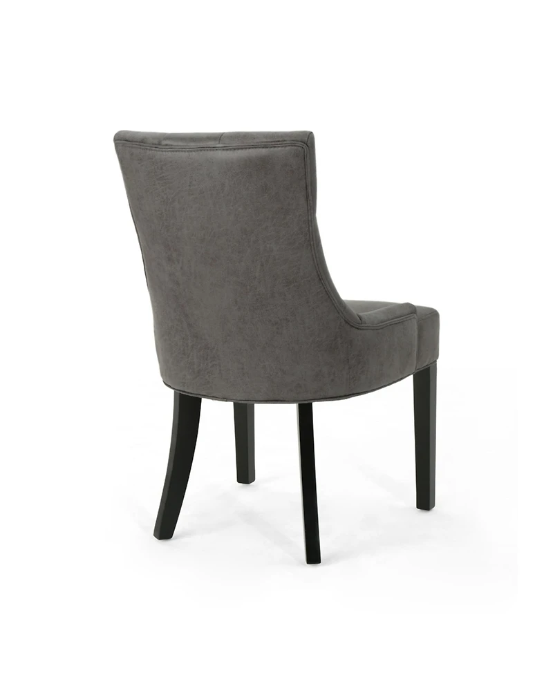 Streamdale Diamond Stitch Slate Dining Chairs