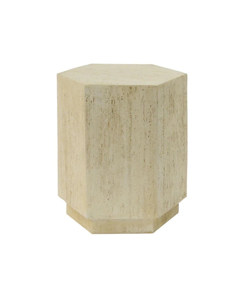 Streamdale Hexagonal Archaistic Side Table